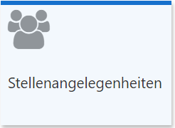 Stellenangelegenheiten